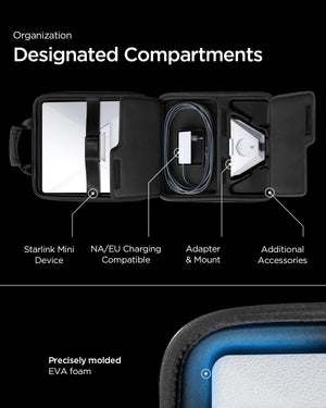 Spigen Starlink Mini EVA Hard Shell Carrying Case - Carbon - image 7