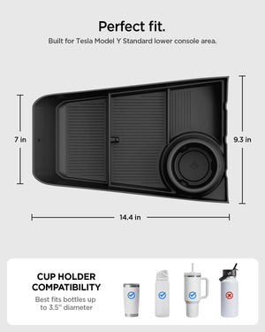 Spigen Tesla Model Y Standard Lower Console Organizer - Black - image 6