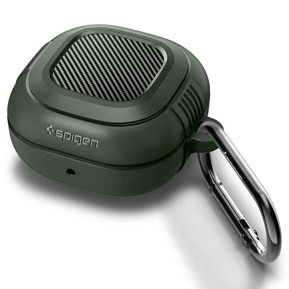 Spigen Galaxy Buds Core Case - Rugged Armor - Military Green - image 1