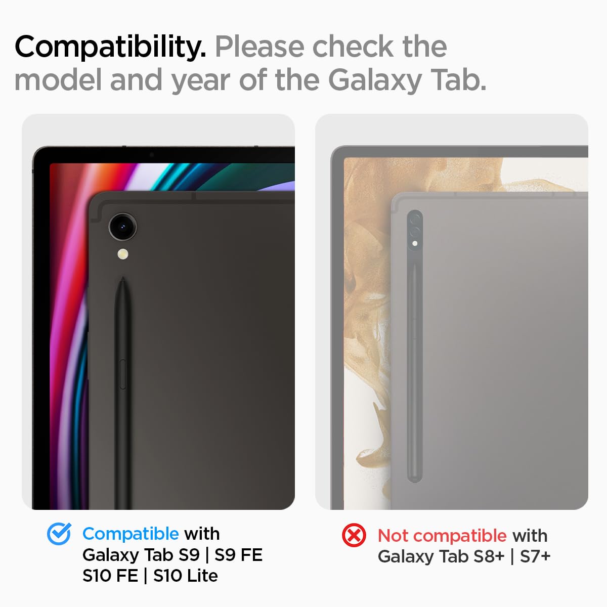 Spigen Galaxy Tab S10 Lite / S10 FE / S9 FE / S9 Screen Protector - Glas.tR EZ Fit Tempered Glass - Clear - image 2