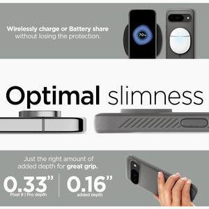 Spigen Rugged Armor Google Pixel 9 Pro / Pixel 9 Phone Case - Marble Gray - image 6