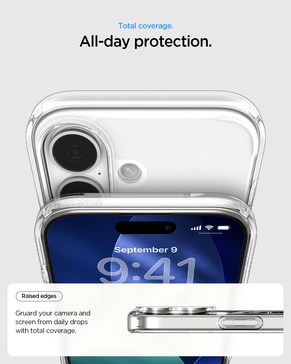 Spigen iPhone 17 Case - Ultra Hybrid (MagFit) - Clear Graphite