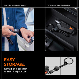 Spigen Life Car Escape Tool with Seatbelt Cutter - Black - image 6