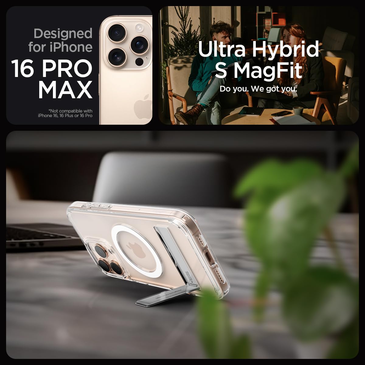 Spigen iPhone 16 Pro Max Case – Ultra Hybrid S (MagFit) – detail image 2