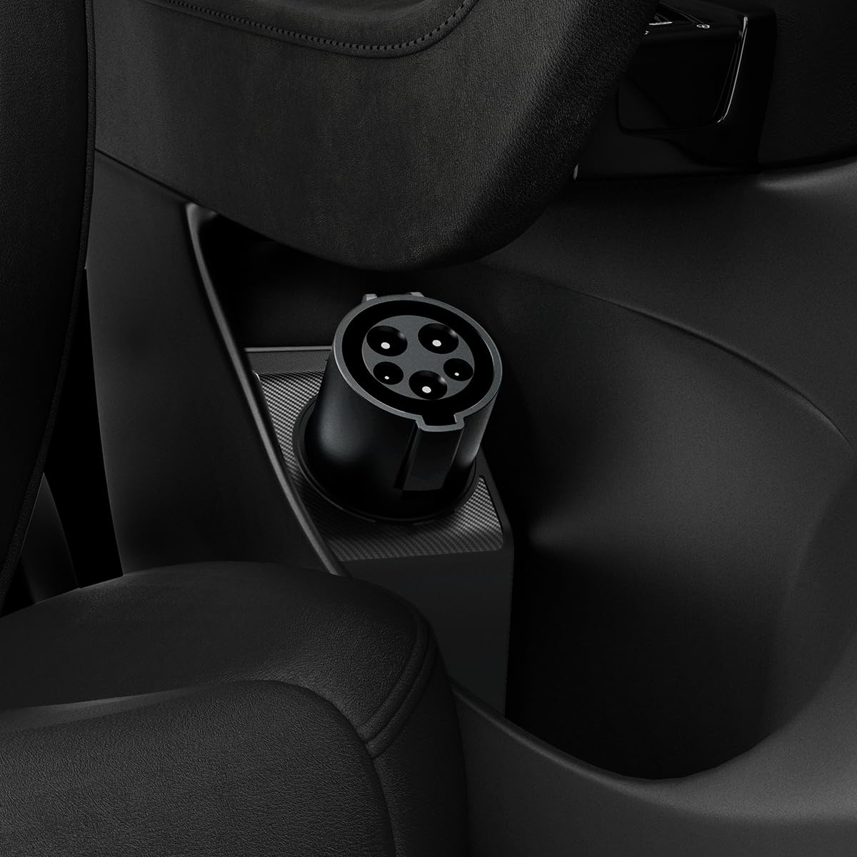 Spigen Tesla Model Y 2020-2024 J1772 Adapter Door Dock - Black - image 1