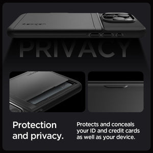 Spigen iPhone 15 Pro Case Slim Armor CS - Black - image 4