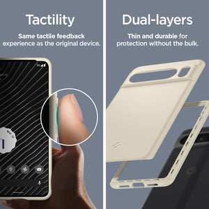 Spigen Thin Fit Google Pixel 8 Pro Phone Case - Mute Beige - image 6