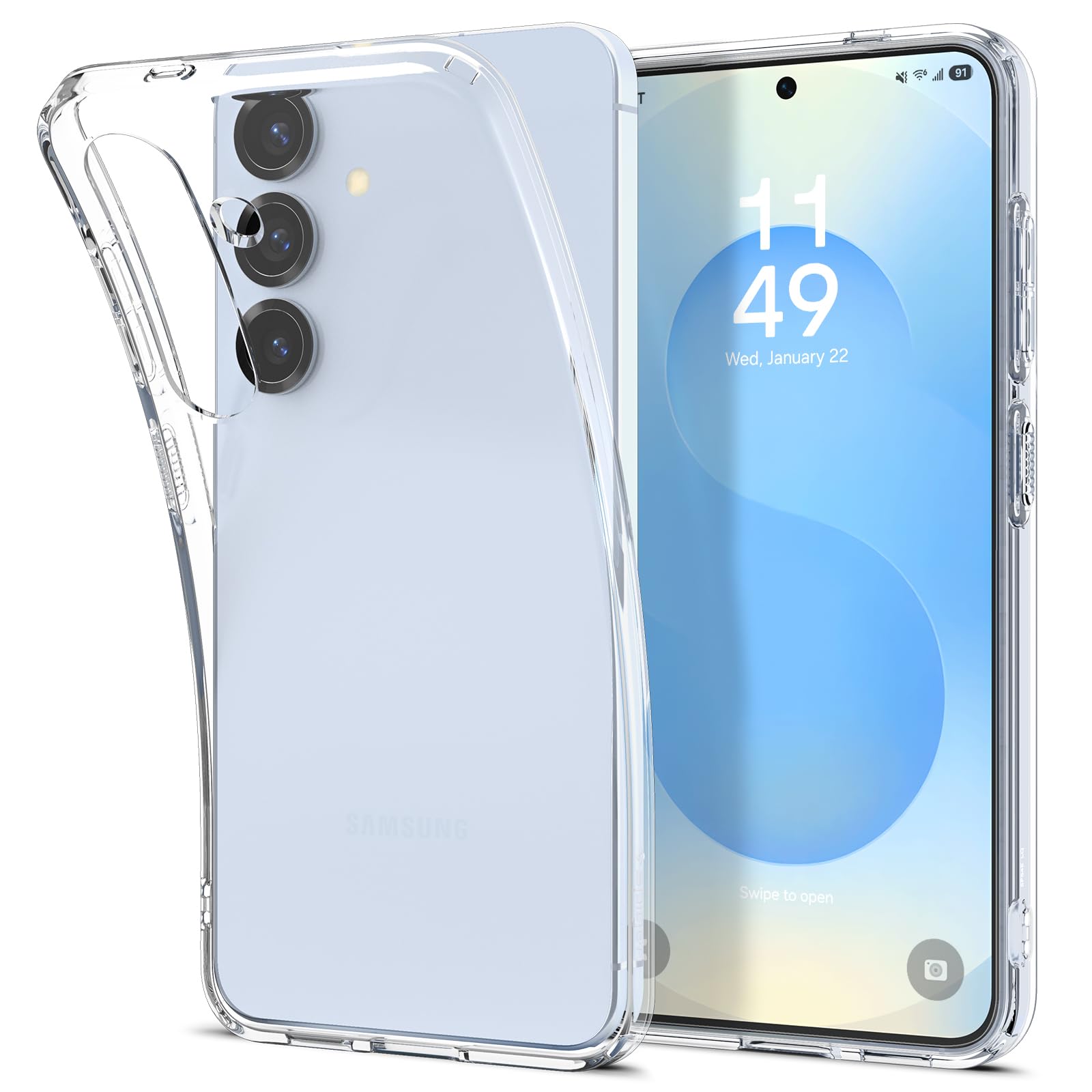 Spigen Galaxy S25 Liquid Crystal Crystal Clear case