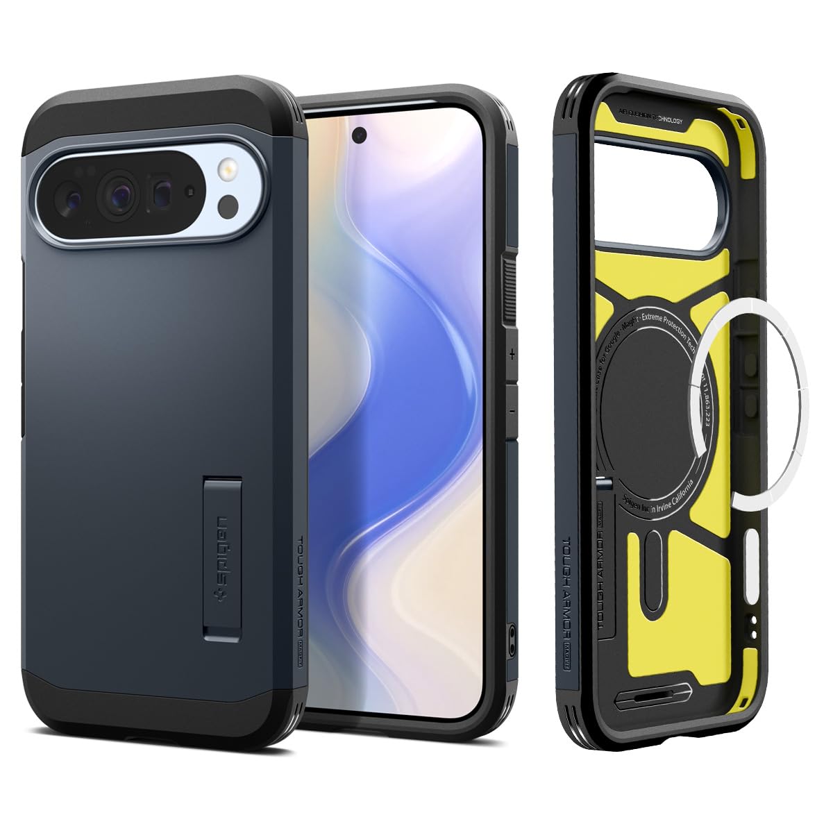 Spigen Pixel 10 Pro XL Tough Armor MagFit case - Metal Slate - image 1