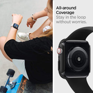 Spigen Apple Watch 44mm Thin Fit case - Black - image 5