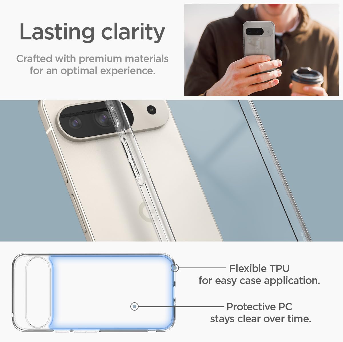 Spigen Google Pixel 9 Pro / Pixel 9 Case Ultra Hybrid - image 3
