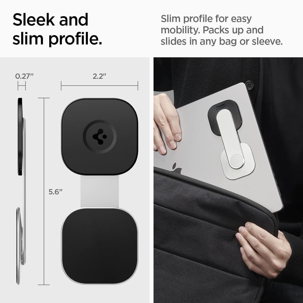 Spigen OneTap MagSafe Monitor and Laptop Mount - Silver - image 3