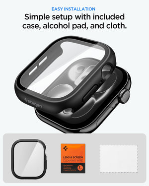 Spigen Thin Fit 360 Apple Watch Series 11/10 46mm Waterproof Case - Black - image 7