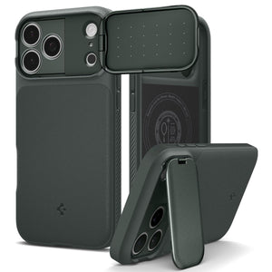 Spigen iPhone 17 Pro Case Optik Armor MagFit - Abyss Green - image 1