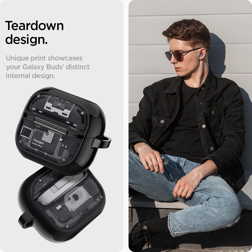 Spigen Galaxy Buds 3 Pro Case - Ultra Hybrid - Zero One - image 4