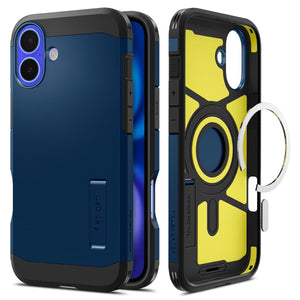 Spigen iPhone 16 Case Tough Armor MagFit - Navy Blue - image 1