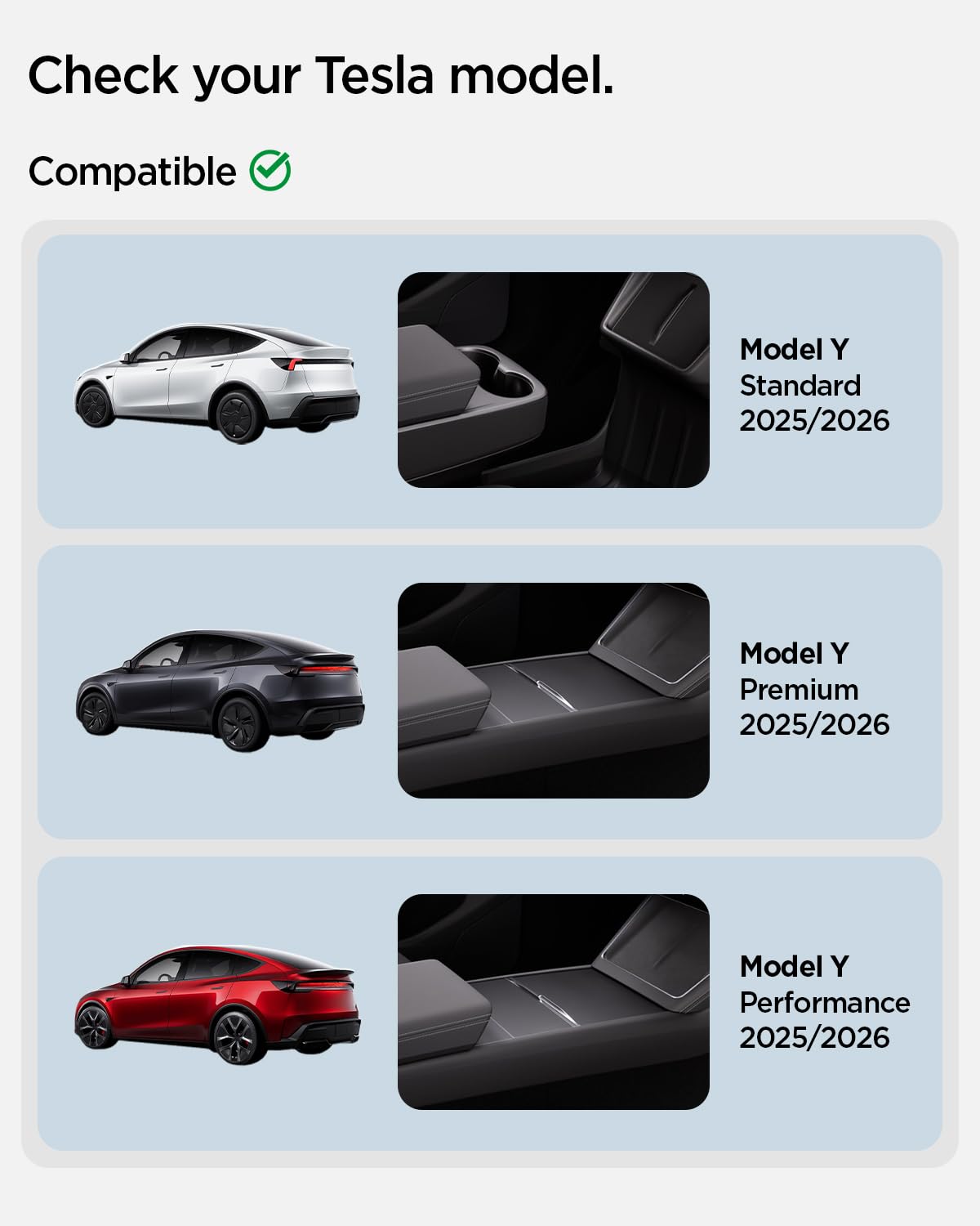 Spigen Tesla Model Y Juniper front emblem badge view 2