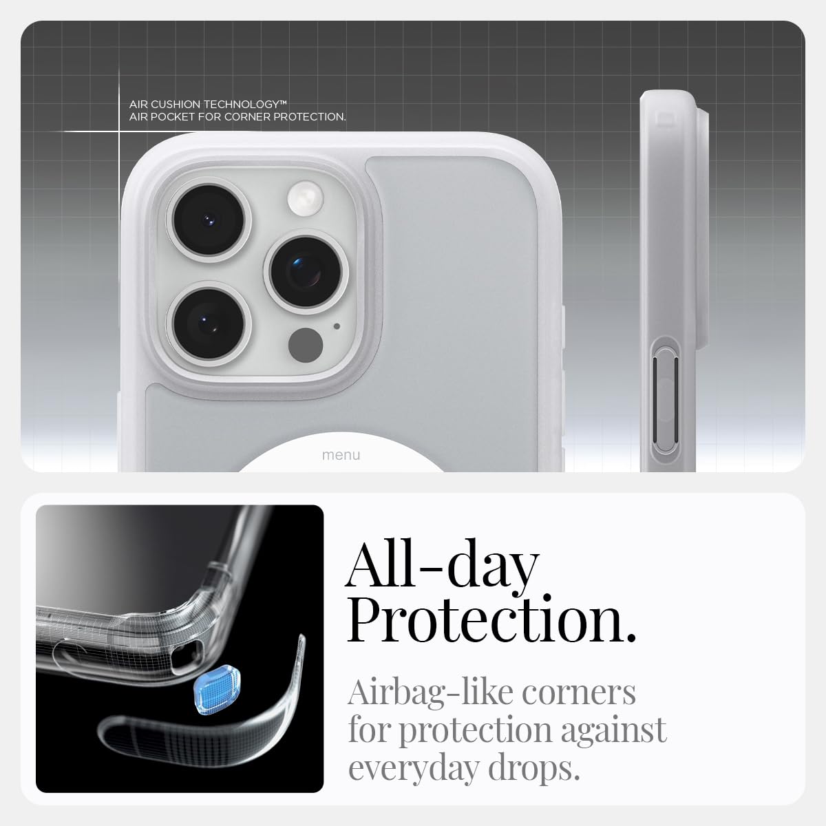 Spigen iPhone 16 Pro Case – Ultra Hybrid Classic (MagFit) – detail image 6