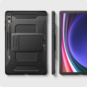 Spigen Galaxy Tab S10 Plus / S9 Plus Case - Tough Armor Pro - Black - image 7