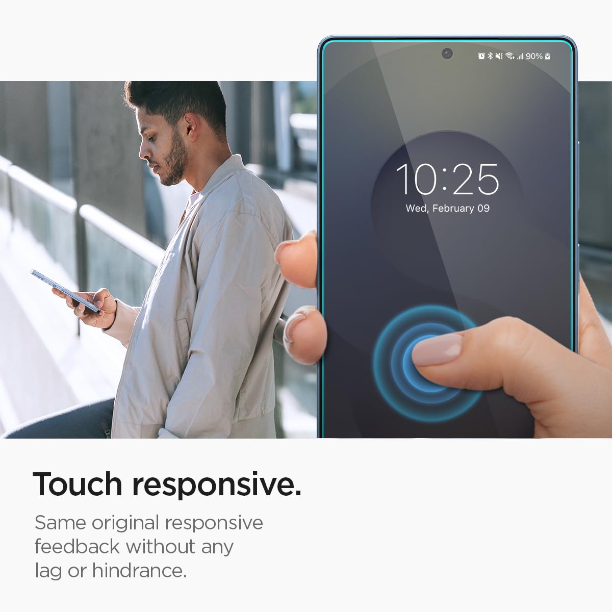 Spigen Galaxy S25 Ultra Screen Protector - Glas.tR EZ Fit Tempered Glass (2 Pack) - Clear - image 5