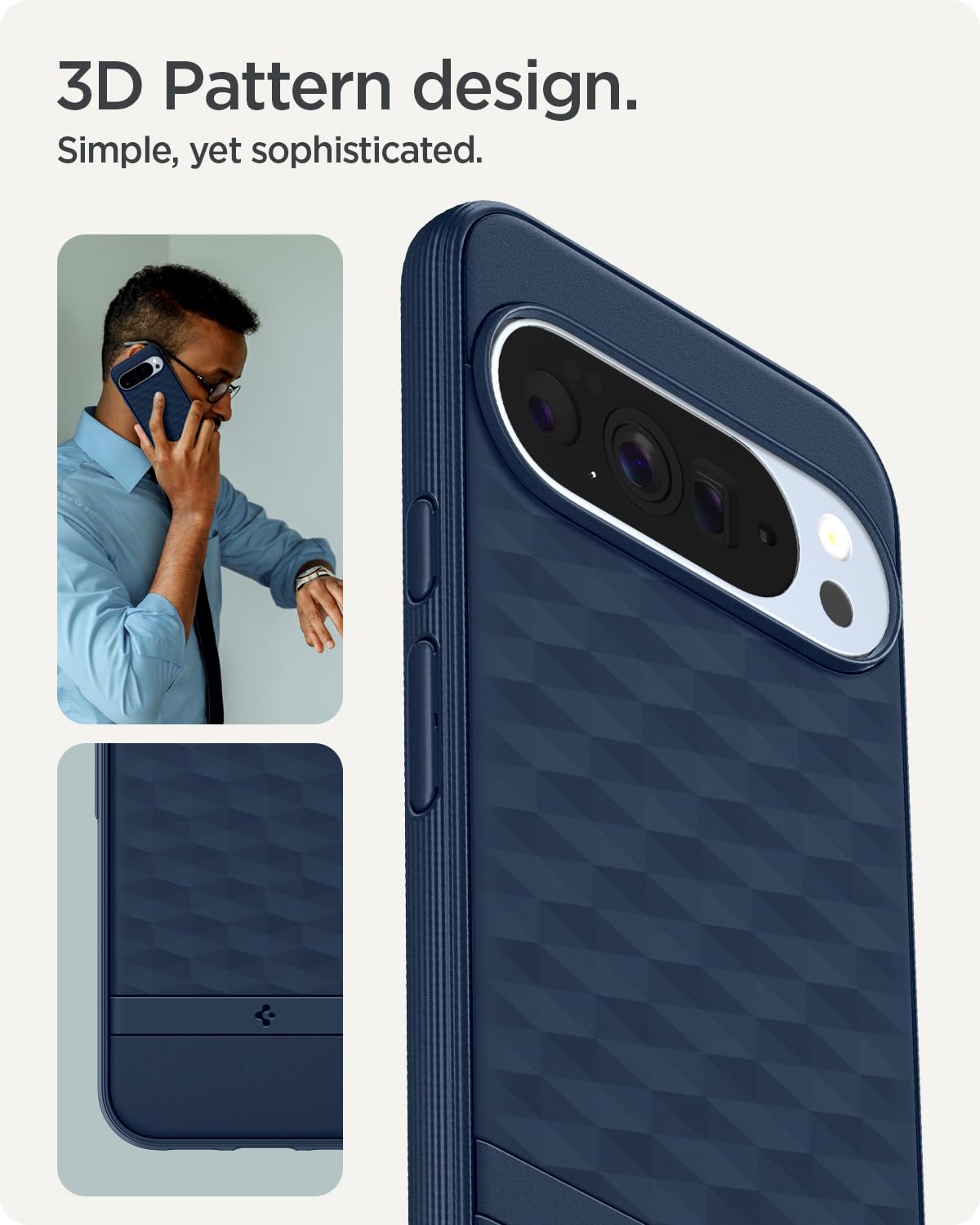 Spigen Pixel 10 Pro / Pixel 10 Case – Parallax (MagFit) - Midnight Blue - image 5