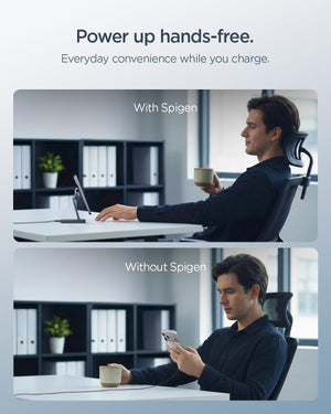 Spigen OneTap Pro 3 CryoMax Qi2 15W Wireless Charging Stand - Black - image 6