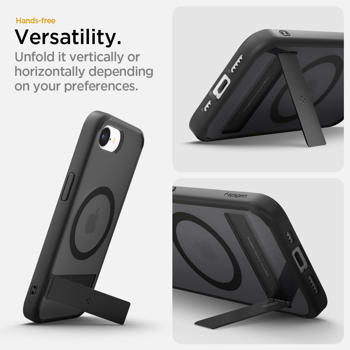 Spigen iPhone 17e / 16e Case Ultra Hybrid S MagFit - Frost Black - image 3