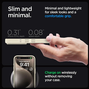Spigen iPhone 15 Pro Case – Ultra Hybrid - Mute Beige - detail image 6