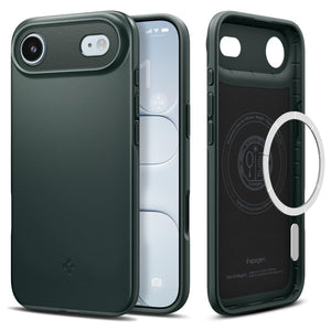 Spigen iPhone Air Case – Thin Fit (MagFit) - Abyss Green