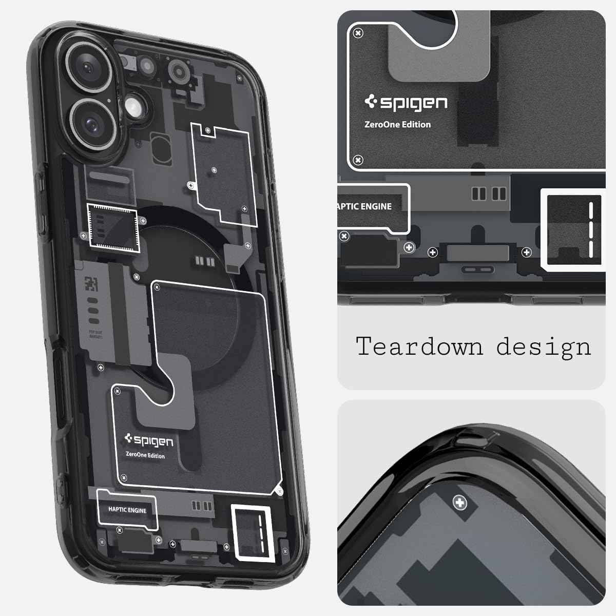 Spigen iPhone 16 Plus Case – Ultra Hybrid Zero One (MagFit) – detail image 3