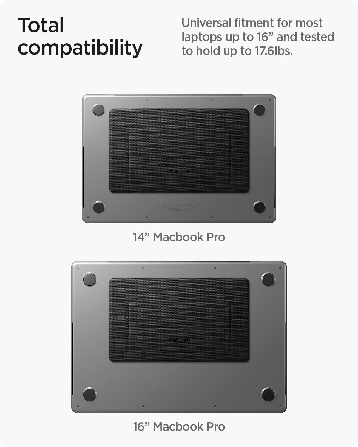 Spigen Slimfold LD201-S1 Laptop Stand for 11–16-Inch Laptops - Black - image 2