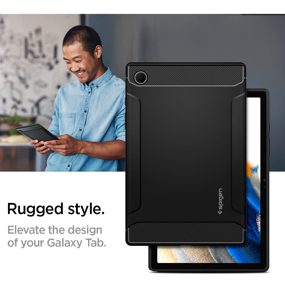 Spigen Galaxy Tab A8 10.5-inch (2022) Case - Rugged Armor - Matte Black - image 4