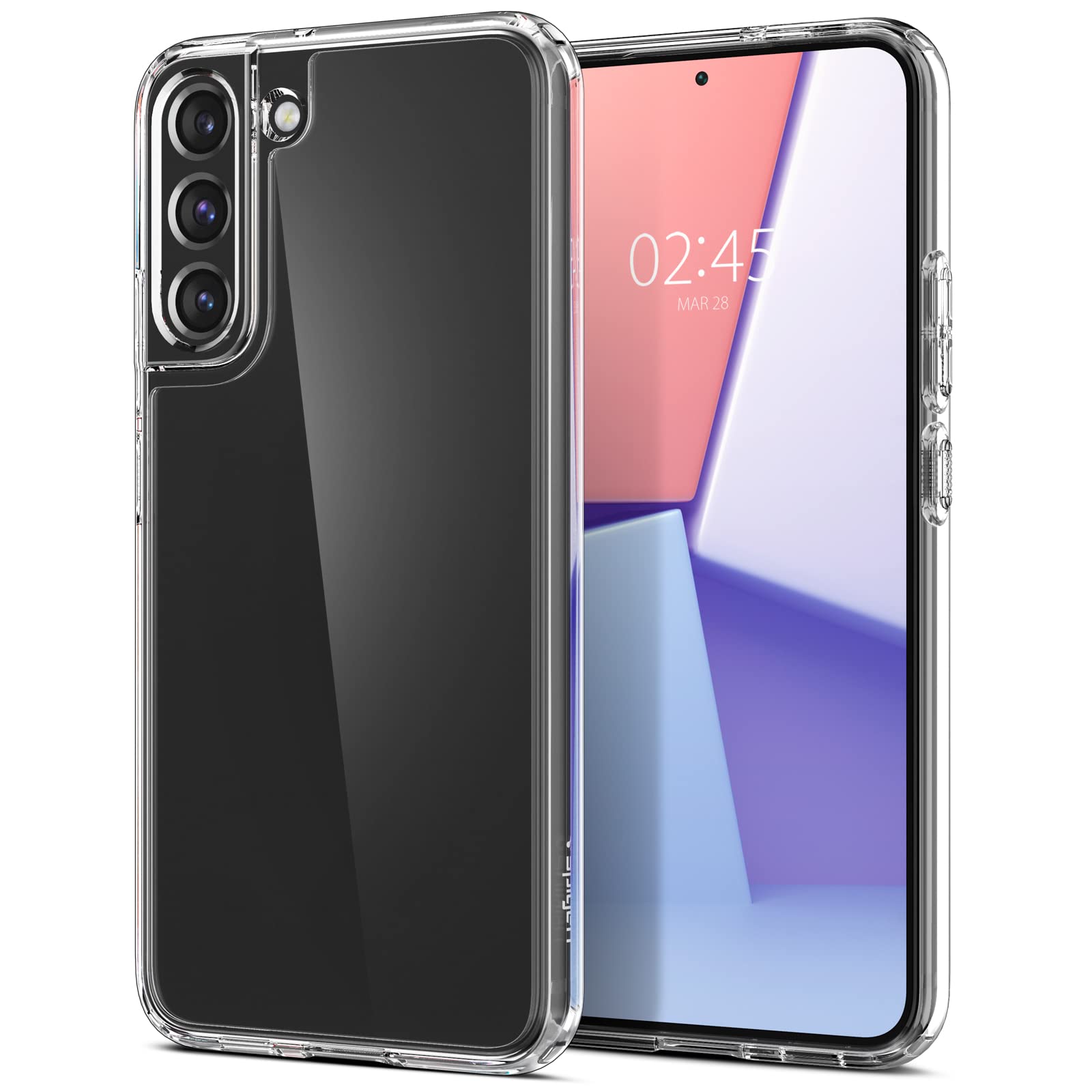 Spigen Ultra Hybrid Galaxy S22 Phone Case - Crystal Clear - image 1