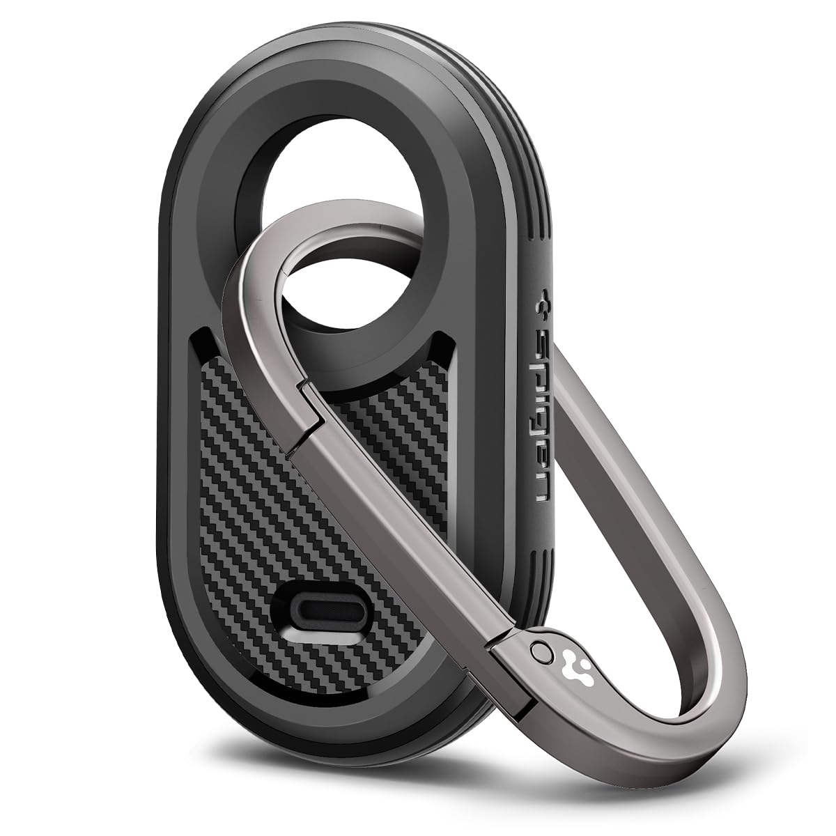 Spigen Galaxy SmartTag2 Case - Rugged Armor - Matte Black image 1