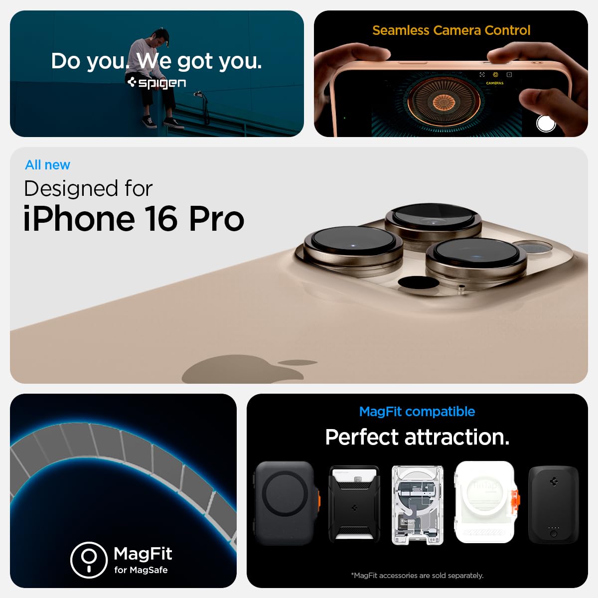 Spigen iPhone 16 Pro Case Ultra Hybrid T MagFit - Frost Rose Titanium - image 2