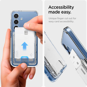 Spigen Ultra Hybrid MagFit 3-Card Wallet - Crystal Clear - image 7