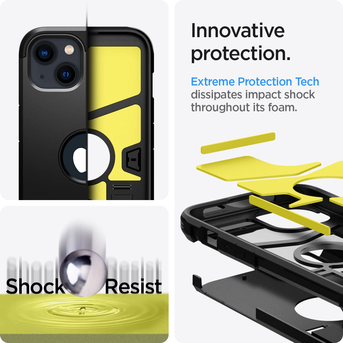 Spigen iPhone 13 Case Tough Armor - Black - image 3