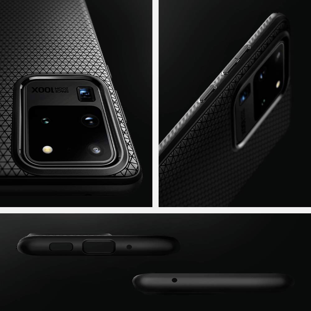 Spigen Galaxy S20 Ultra Case - Liquid Air - Matte Black - image 3
