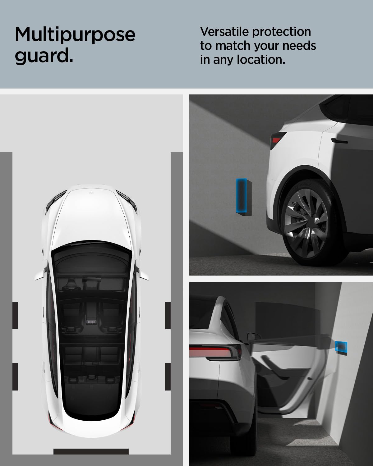 Spigen Garage Wall Protector Pads – 2 Pack - Black - image 4