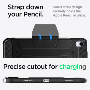 Spigen iPad 11th Generation (A16, 2025) / iPad 10th Generation (2022) Case – Rugged Armor Pro