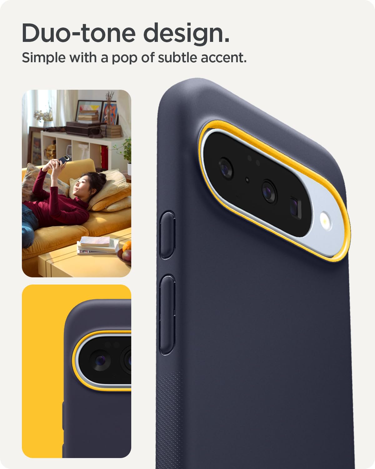 Spigen Pixel 10 Pro / Pixel 10 Case – Nano Pop (MagFit) - Blueberry Navy - image 5