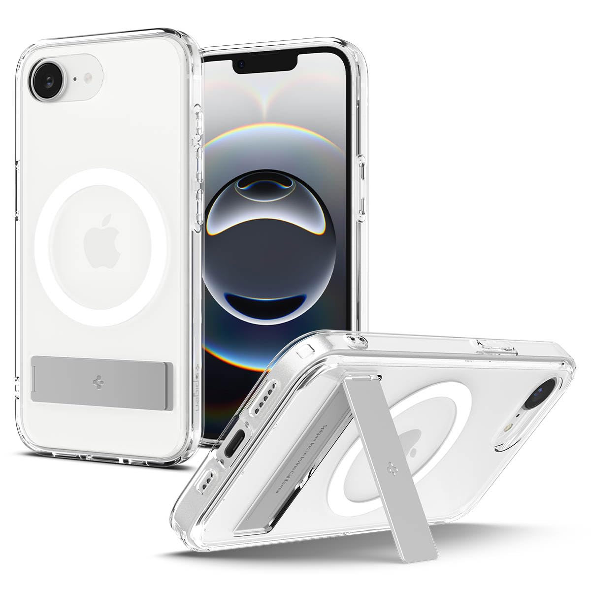 Spigen iPhone 17e / 16e Case Ultra Hybrid S MagFit - Clear White - image 1