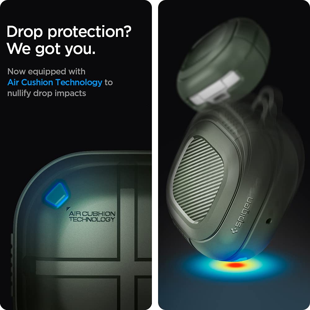 Spigen Galaxy Buds 2 Case - Rugged Armor - Military Green - image 5