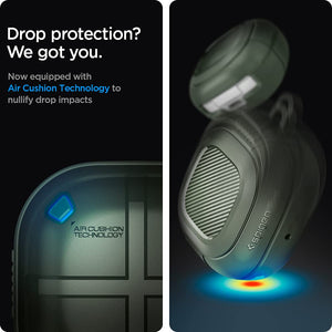 Spigen Galaxy Buds Pro Case - Rugged Armor - Military Green - image 5