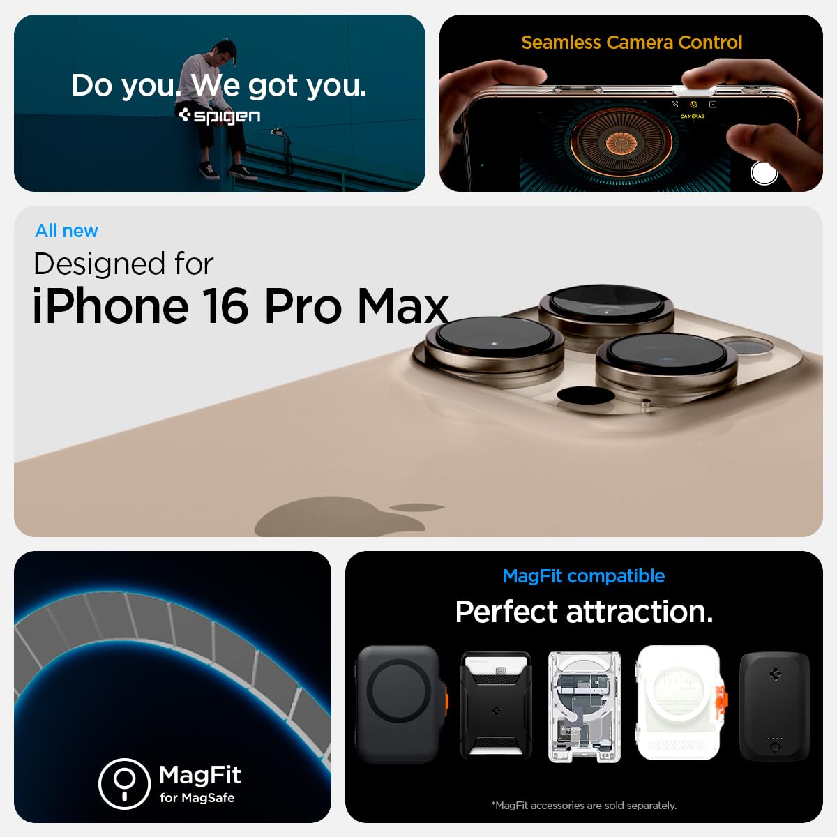 Spigen iPhone 16 Pro Max Case – Ultra Hybrid T (MagFit + Camera Control) – detail image 2