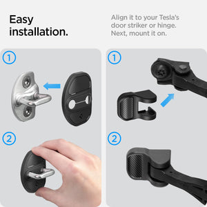 Spigen door lock cover protector set components