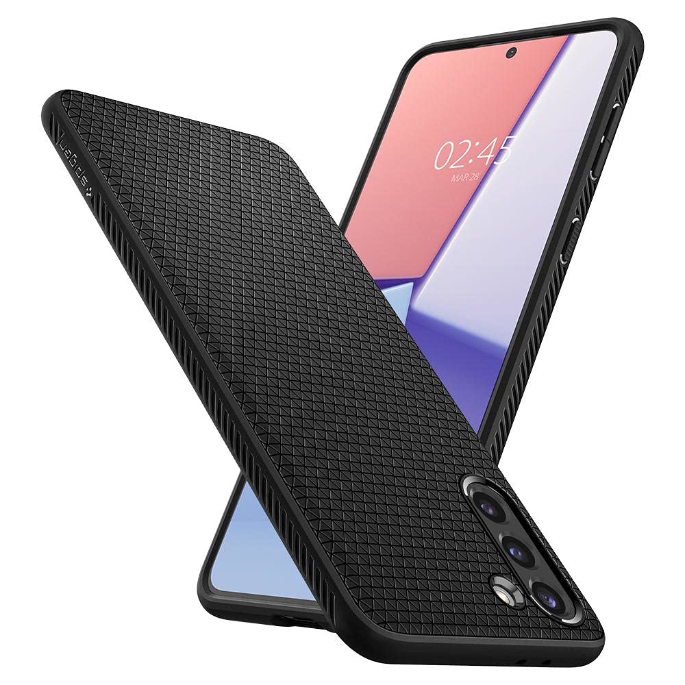 Spigen Galaxy S21 Case - Liquid Air - Matte Black - image 4