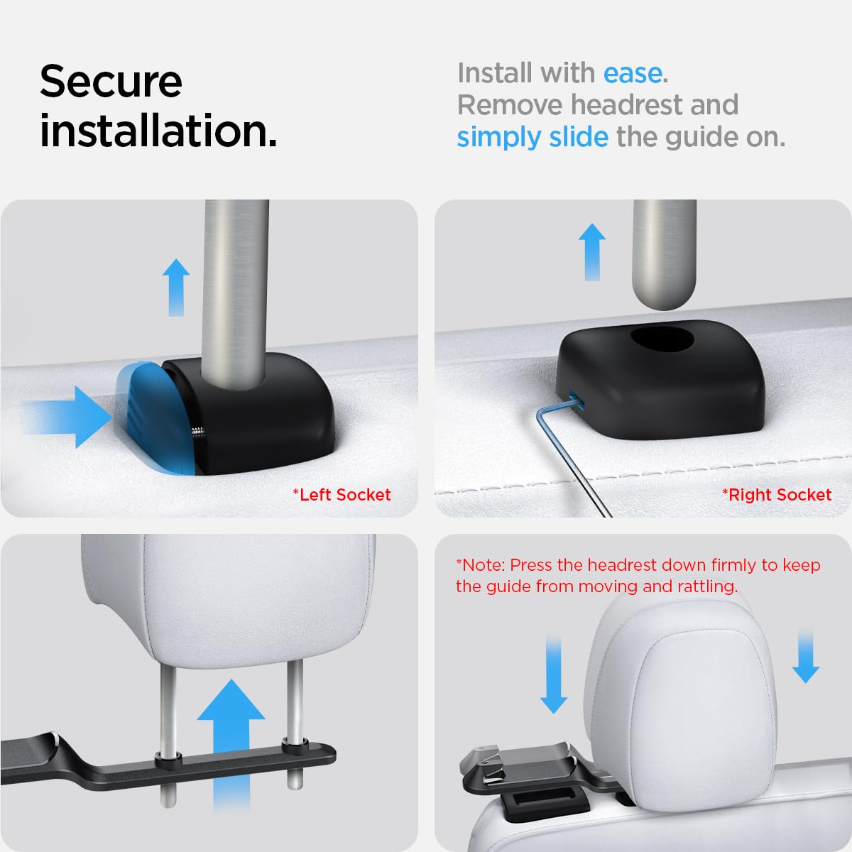 Spigen Tesla seatbelt holder installation tool