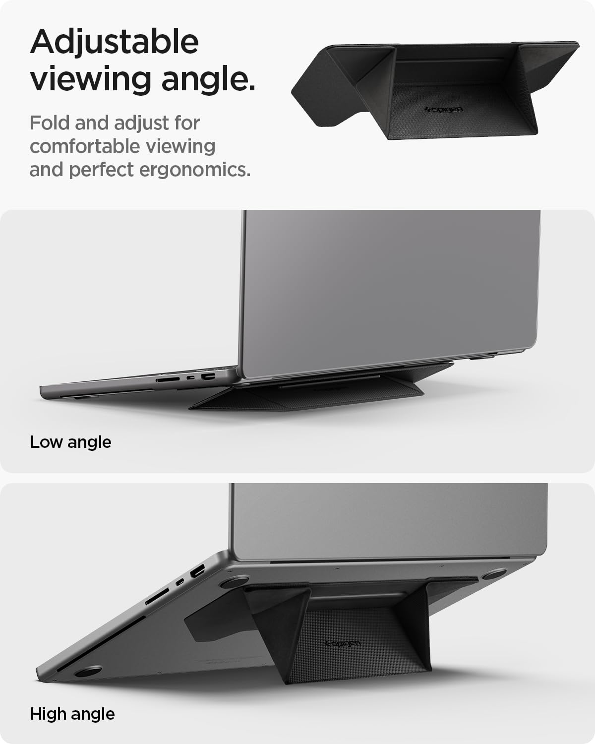 Spigen Slimfold LD201-S3 Laptop Stand for 11–16-Inch Laptops - Black - image 5