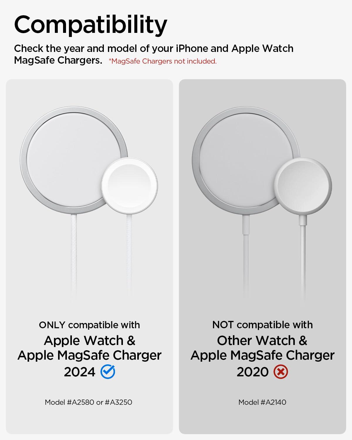 Spigen MagFit Duo MagSafe Charging Stand with Apple Watch Charger Holder - Dune Beige - image 2